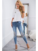 Jeanshose mit Rissen an den Knien 27151 – Online-Shop – Boutique